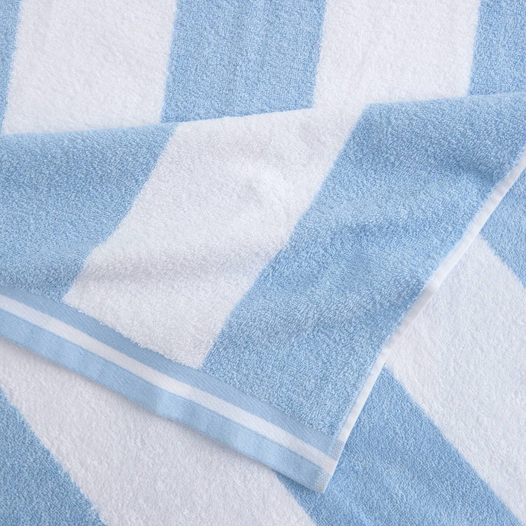 strandlaken Stripe (lichtblauw) (180x100 cm)
