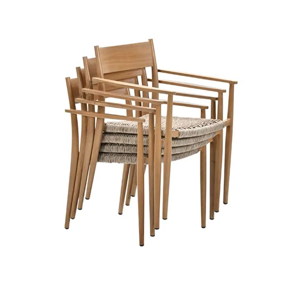 Garden Impressions Lily tuinstoel light teak - 2 stuks