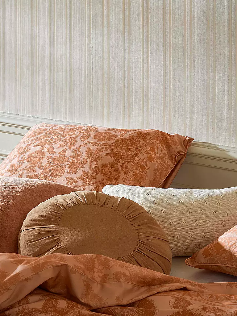 ESSENZA Satin Bettwäsche 70x90cm / 140x200cm Maere Pink Sand koralle