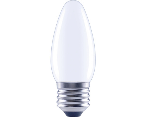 FLAIR LED kaarslamp, dimbaar, C35 E27/6W (60W) 806 lm, 2700 K warm wit, mat