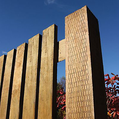 Poteau bois Zutam marron 9 x 9 x h.240 cm