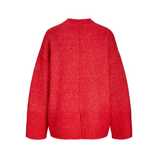 JJXX Ollie Oversize Striktrøje, Racing Red, S