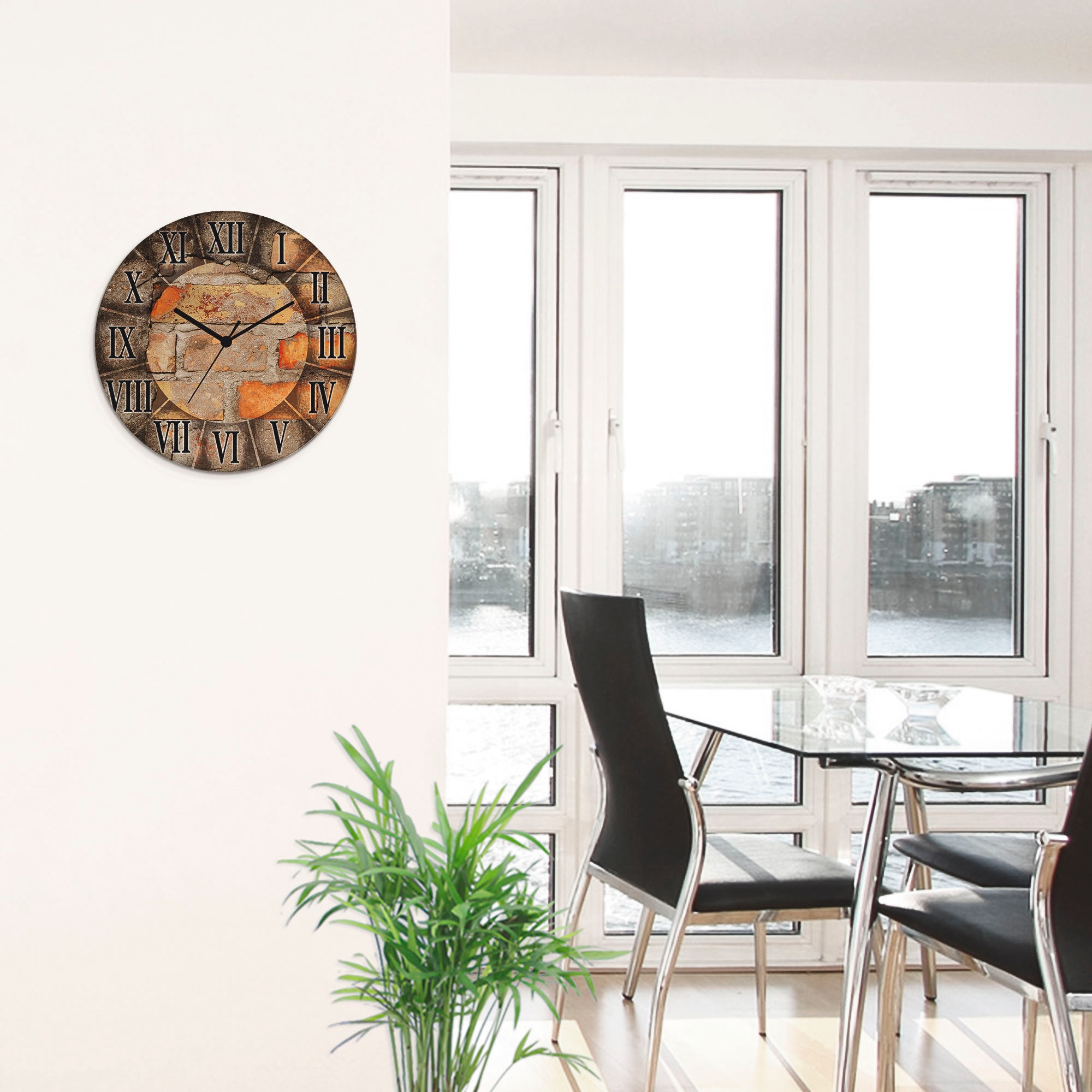 Artland Wanduhr »Antike Uhr« wahlweise mit  Quarz- oder Funkuhrwerk, lautlos ohne Tickgeräusche