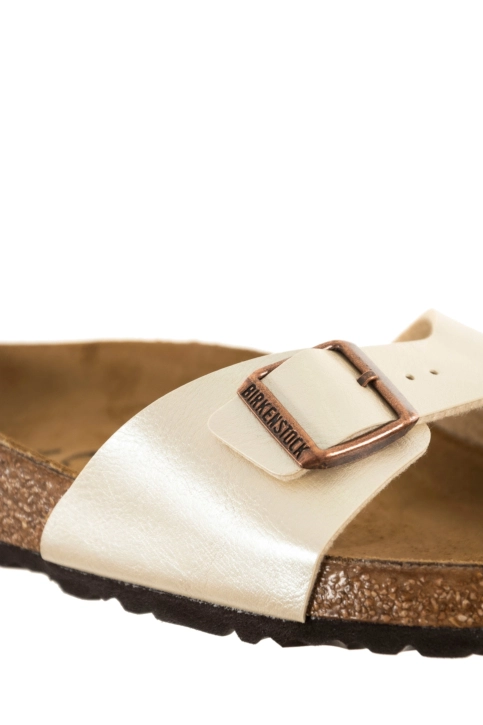 Sandales - nu-pieds birkenstock madrid bf regular graceful pearl white