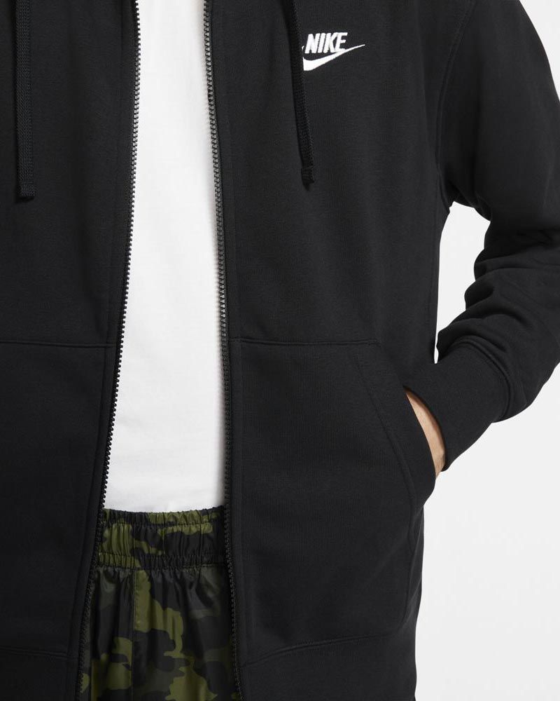 Sweat à capuche Nike Sportswear Club Fleece Noir pour homme