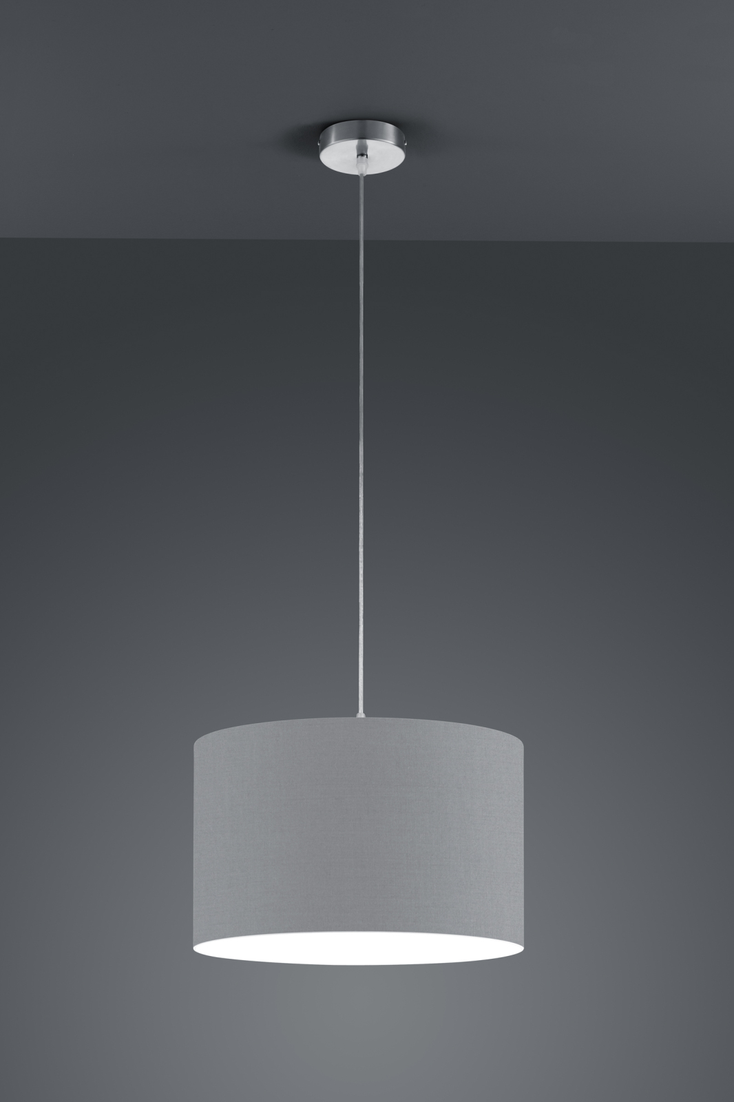 Pendelleuchte - grau - 150 cm hoch