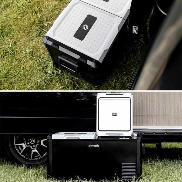 Glacière 75L à compression Dual Zone 12/24V et 230V MESTIC MCCP-75 AC/DC