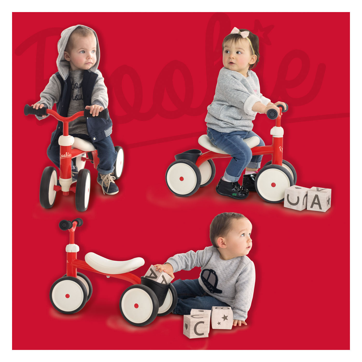 Smoby Rookie Ride-On Loopauto Rood