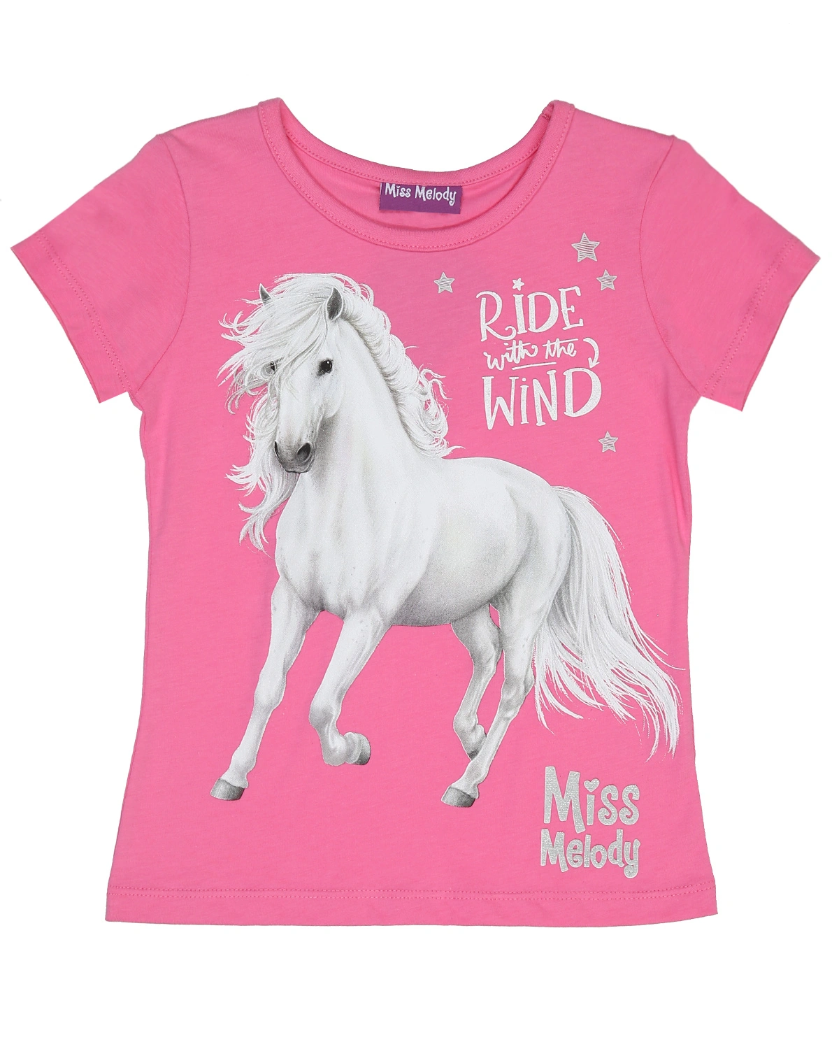 T-Shirt MISS MELODY - RIDE in azalea pink