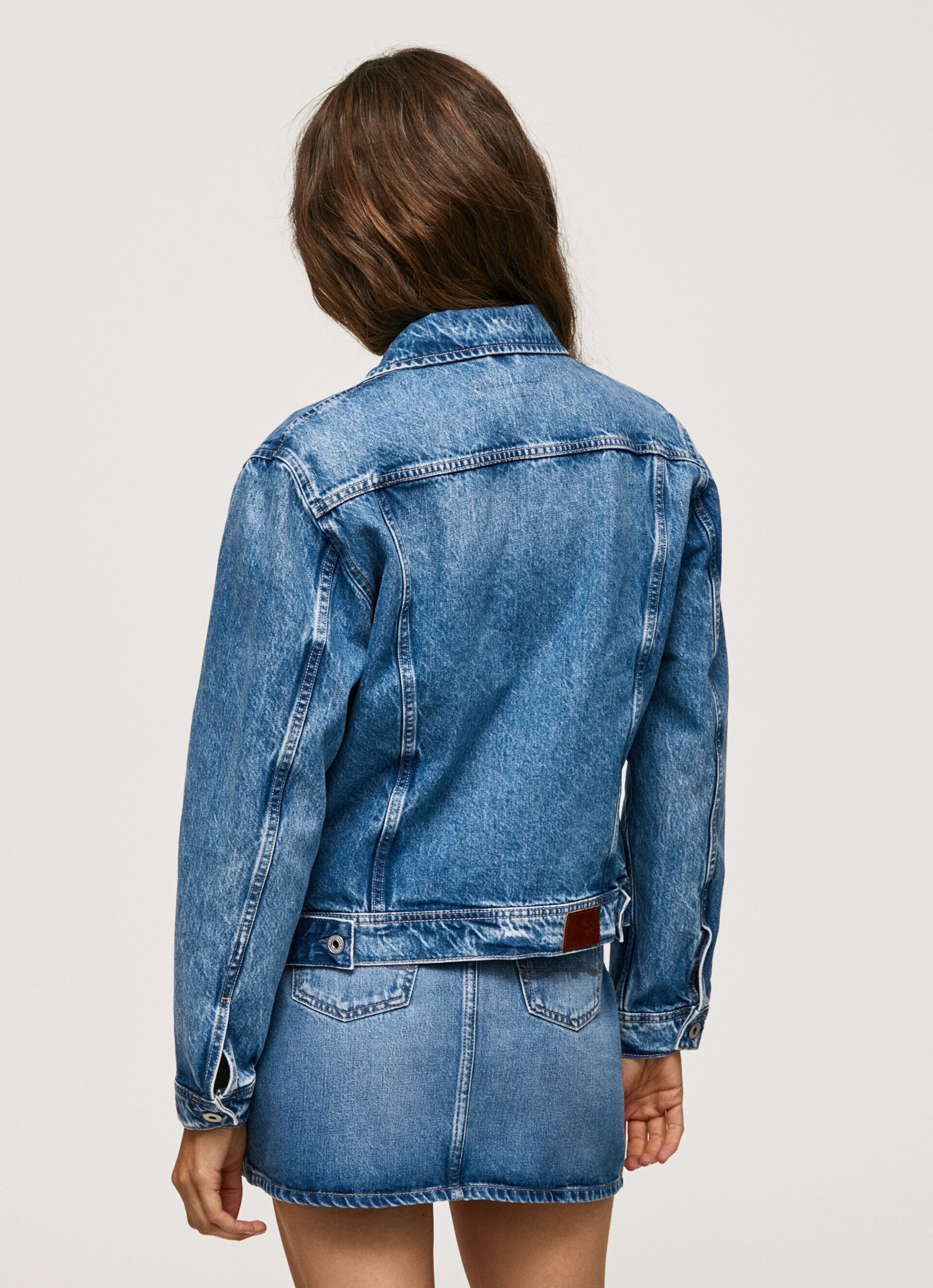 JAQUETA JEANS DE CORTE REGULAR - jeans