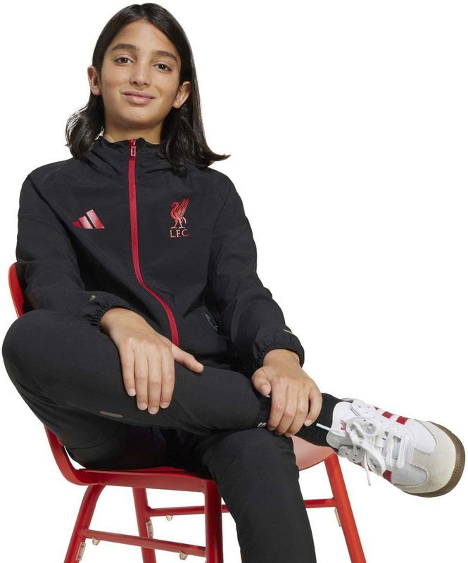 adidas - Liverpool Vis Tech Vest - Zwart Rood - Kids