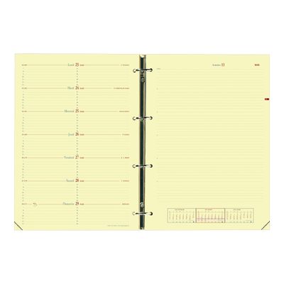 Quo Vadis Timer 29 - Organiseur noir - 21 x 29,7 cm