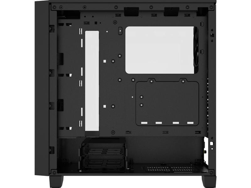 Corsair PC-Gehäuse 3000D Airflow Schwarz Mid-Tower PC-Gehäuse mit gehärtetem Glas