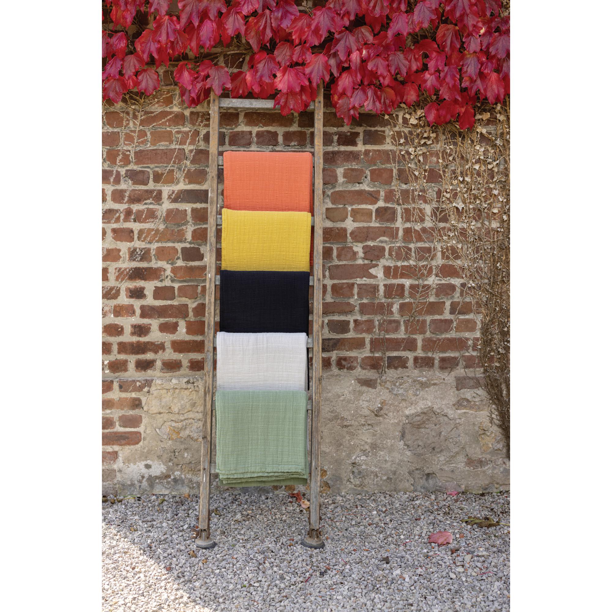 Jeté recyclé lisa perle 240 x 260 cm