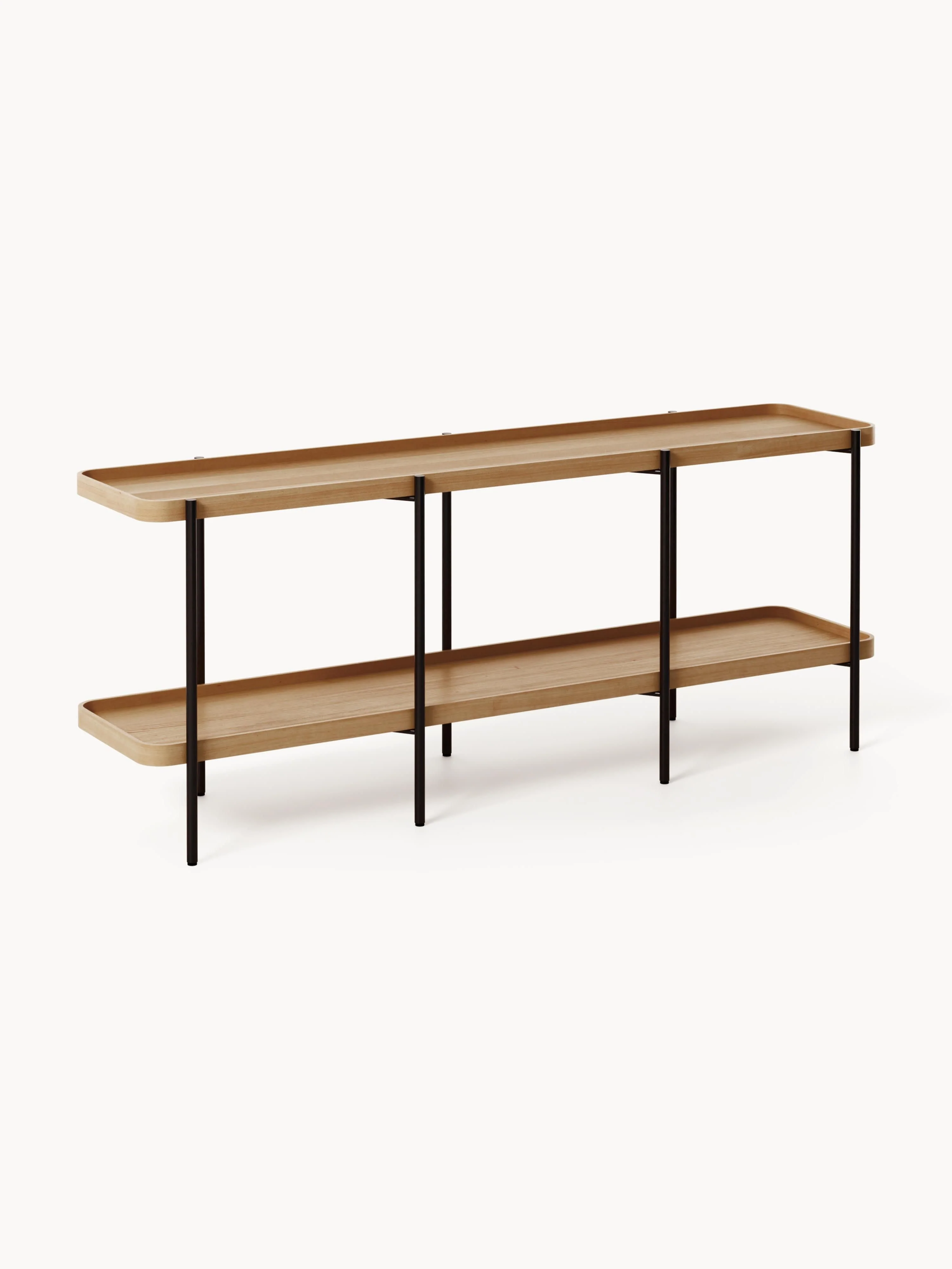 Lage houten wandkast Renee HELL