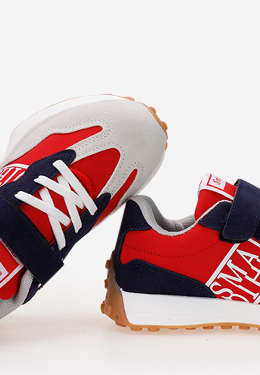Chaussures de sport enfants rouges Charge C
