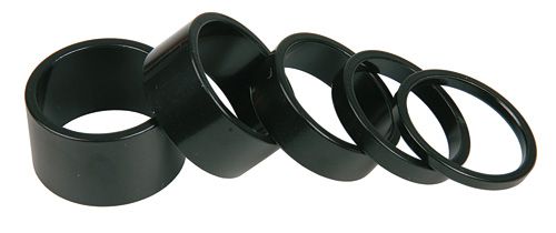SPACER SET, Aluminium  schwarz  1 18 Zoll