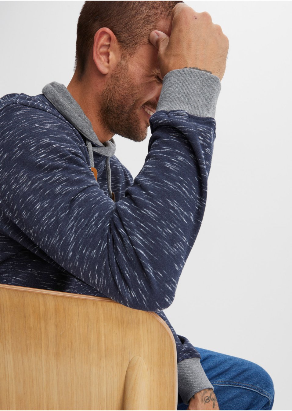Sweat-shirt avec col montant