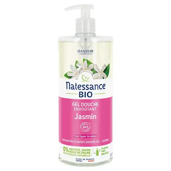 Gel de Banho Natessance Floral Jasmine 1L