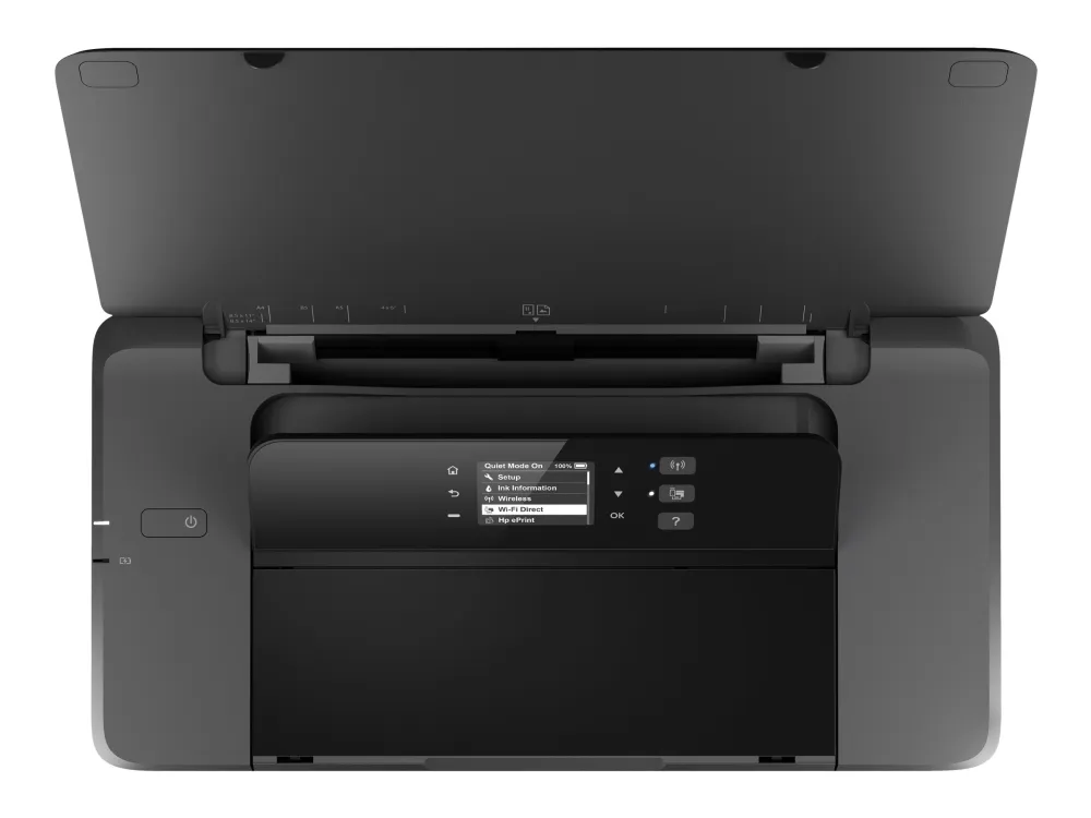 HP Officejet 200 Mobile Printer - Printer - farve - blækprinter - A4/Legal - 1200 x 1200 dpi - op til 20 spm (mono) / op til 19 spm (farve) - kapacitet: 50 ark - USB 2.0, USB vært, Wi-Fi