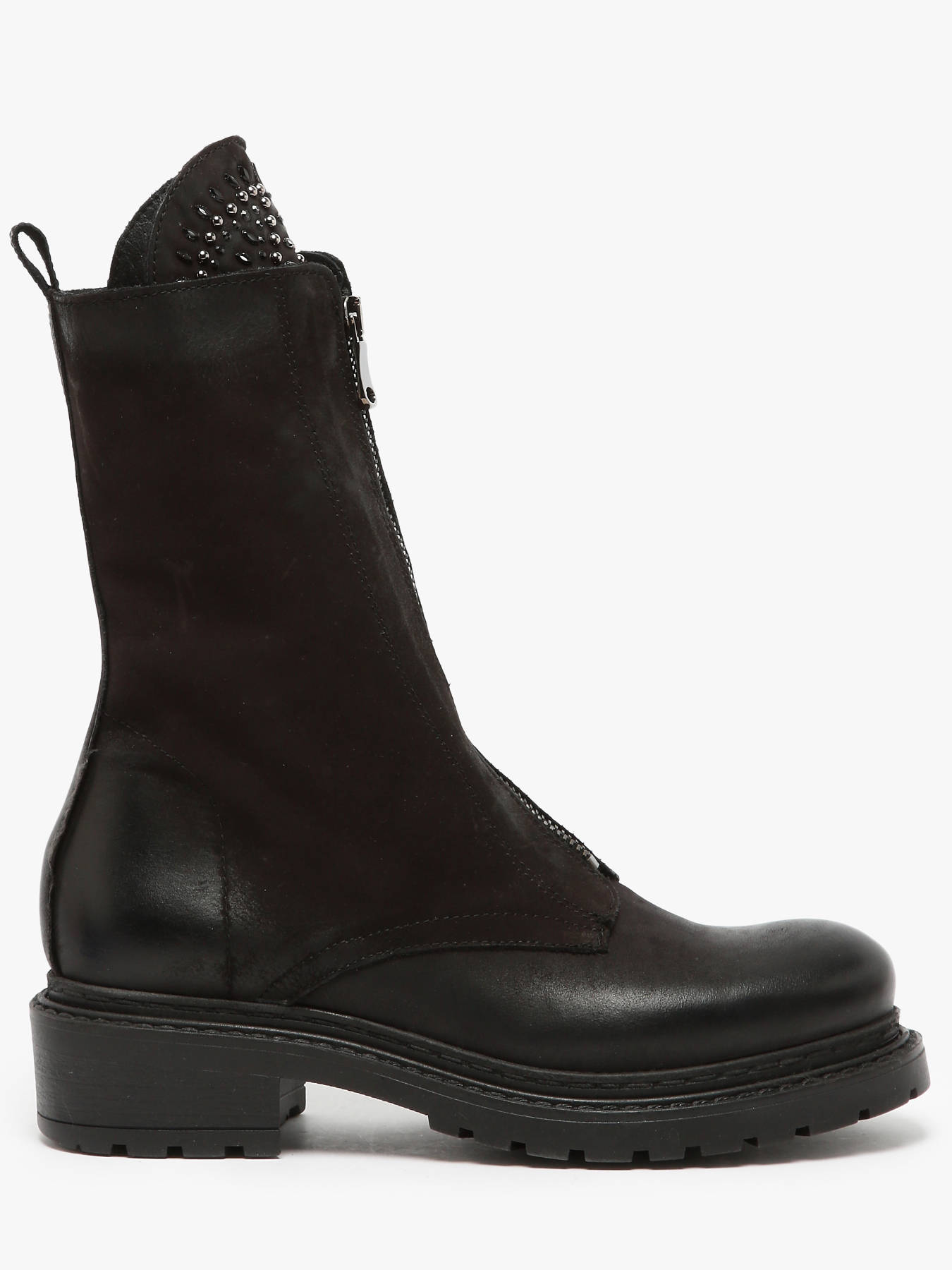 Bottines Biker en cuir METISSE