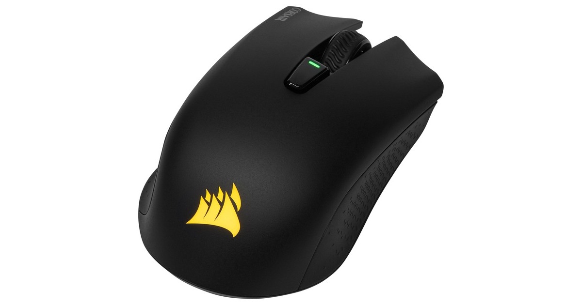 CorsairHARPOON RGB WIRELESS Gaming Mouse  (Zwart, 10.000 dpi, RGB leds)