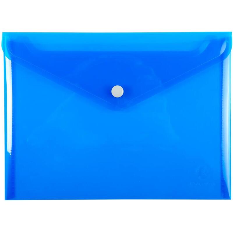 Pochette pression Iderama en polypropylène - Couleurs assorties