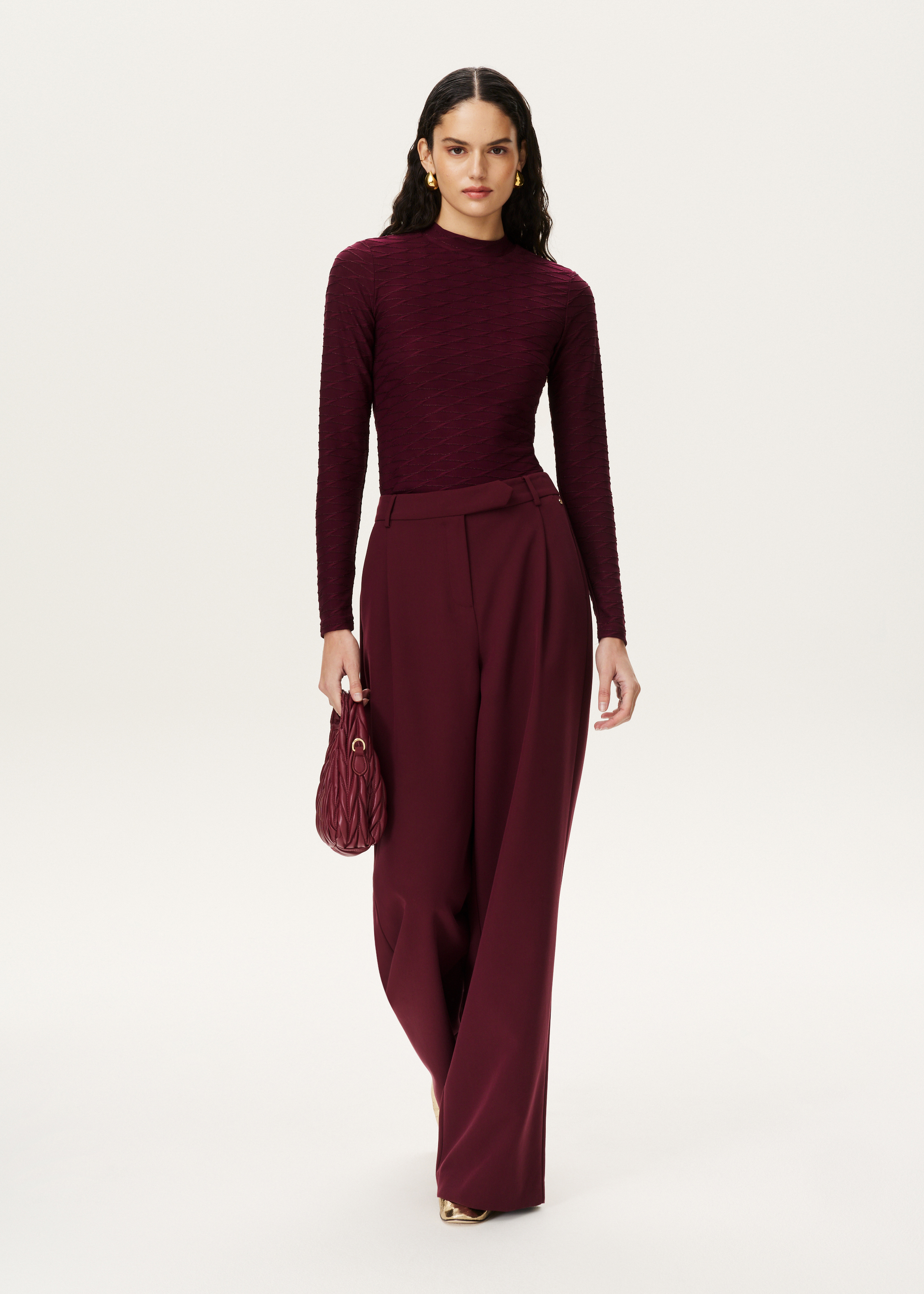 Top met lurex details
