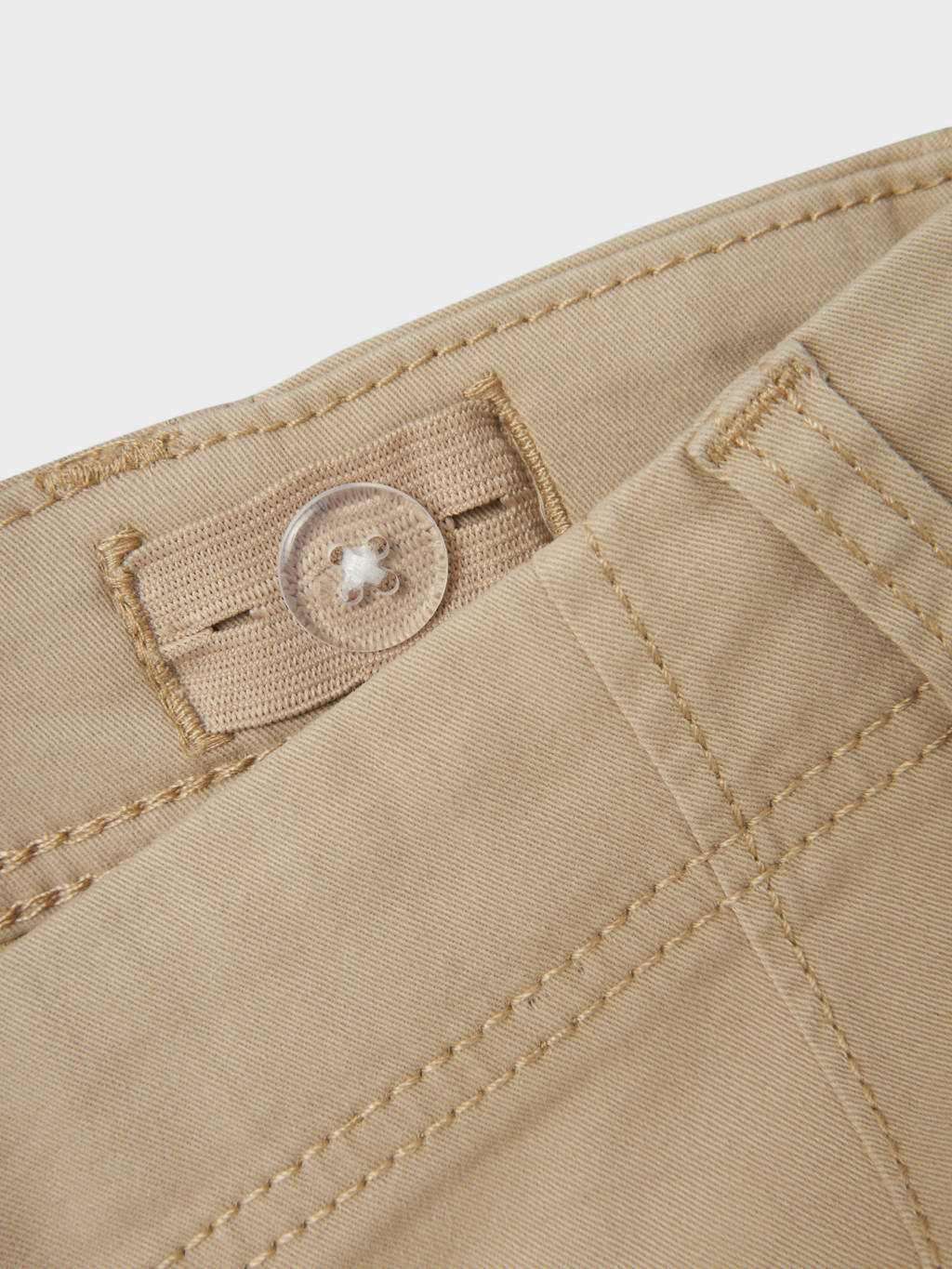 NAME IT regular fit cargo broekbeige