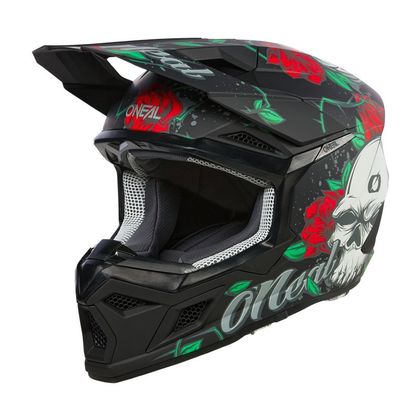 Casque cross O'Neal 3SRS YOUTH - MELANCIA V24 - Noir / Multicolore
