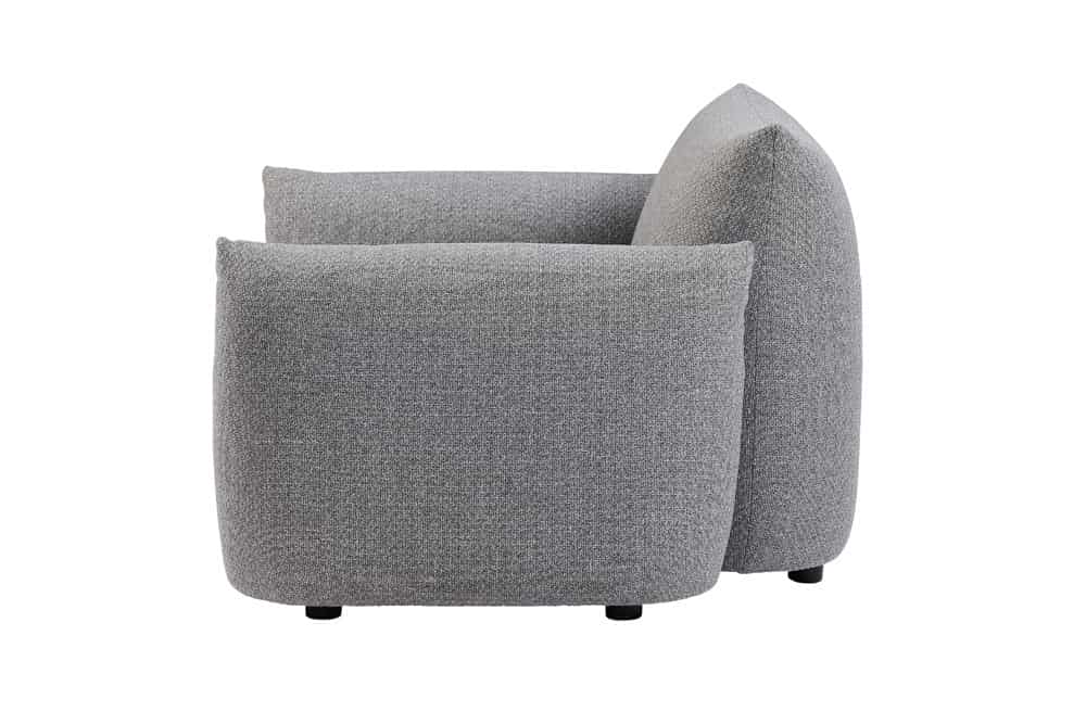 In- und Outdoor Gartensessel SEAHAWK anthrazit Aluminium Olefin 1-Sitzer Sofa wetterfest