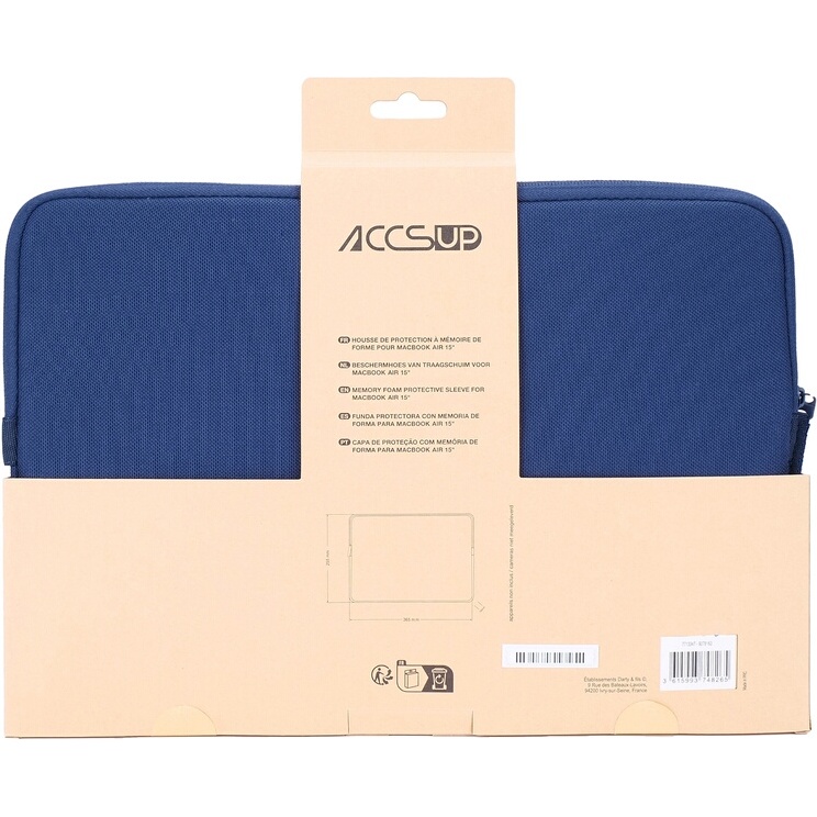 Housse PC Portable Accsup SLV blue 15''