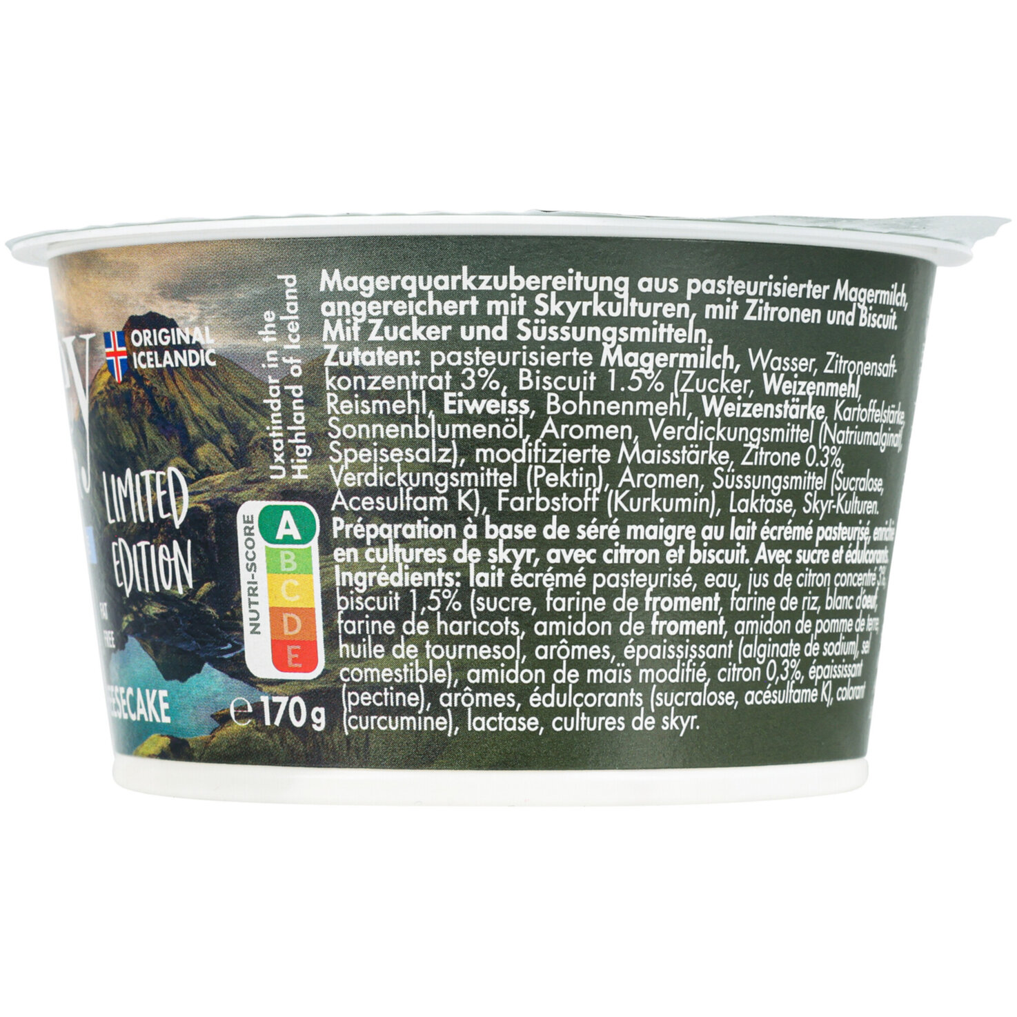 Isey SKYR Lemon Cheesecake