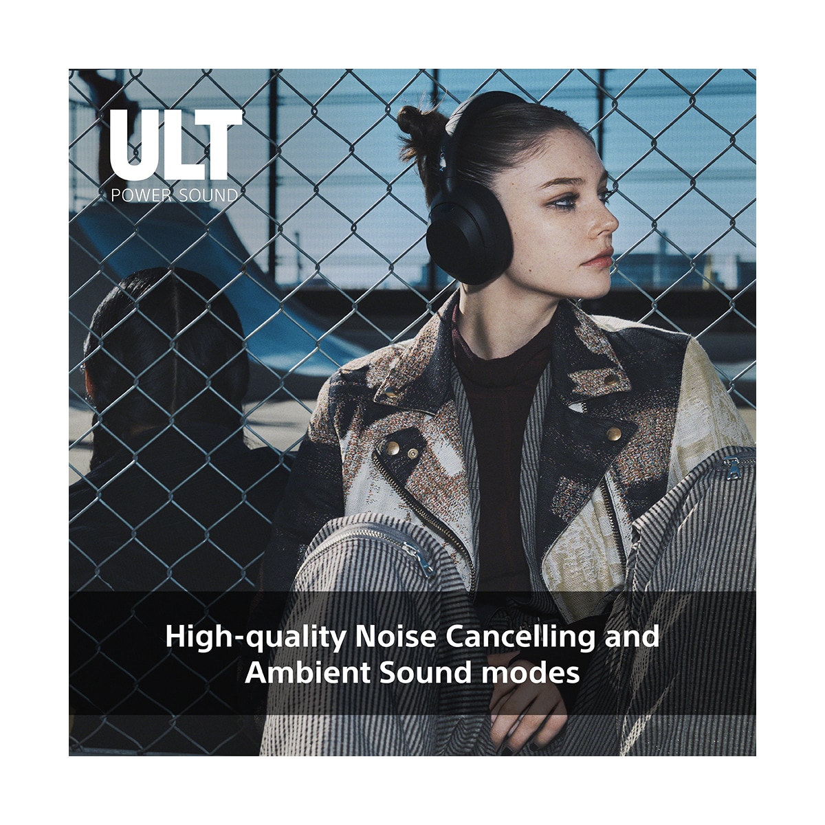 Sony ULT Wear trådløse around-ear hodetelefoner (sort)