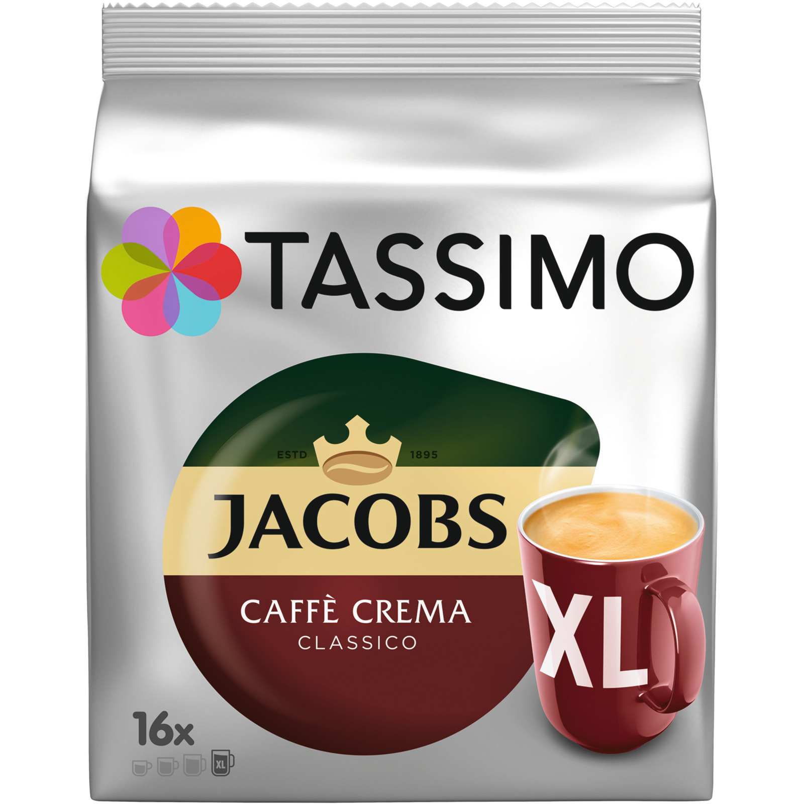 Tassimo Café Crema XL 16 Kapseln