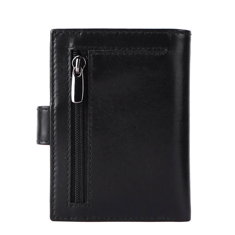 Valenta Card Wallet Leather MagSafe Luxe Black