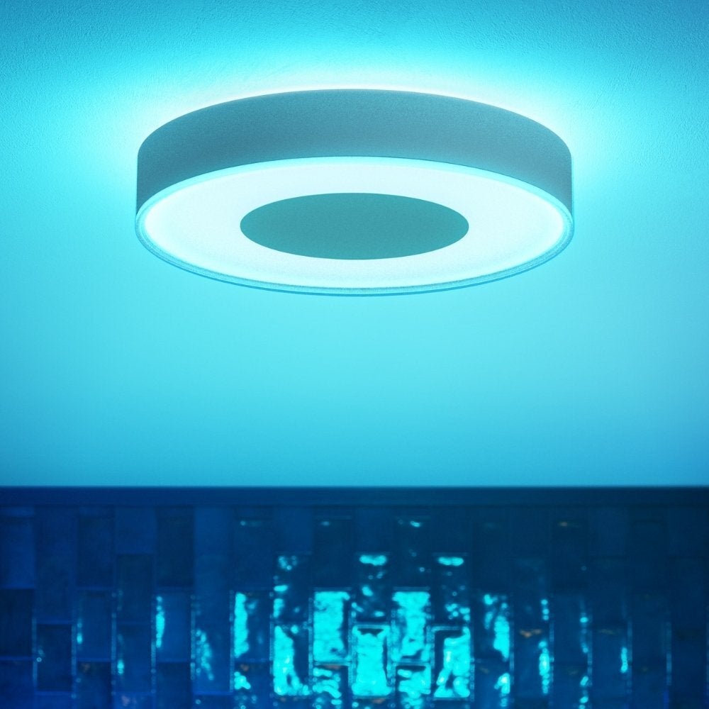 Philips Hue Bluetooth White & Color Ambiance LED-plafondlamp Xamento in wit 52,5W 3700lm IP44 425mm