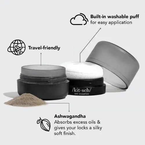 Volumizing Rice Protein Dry Shampoo Dark Tinted