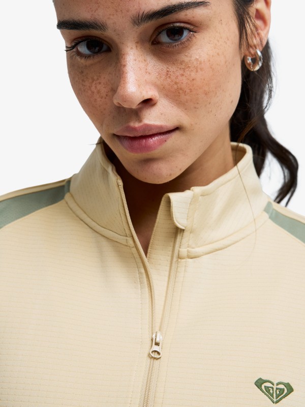 Boundless Spirit Tech Haut à manches longues respirant Beige Femme