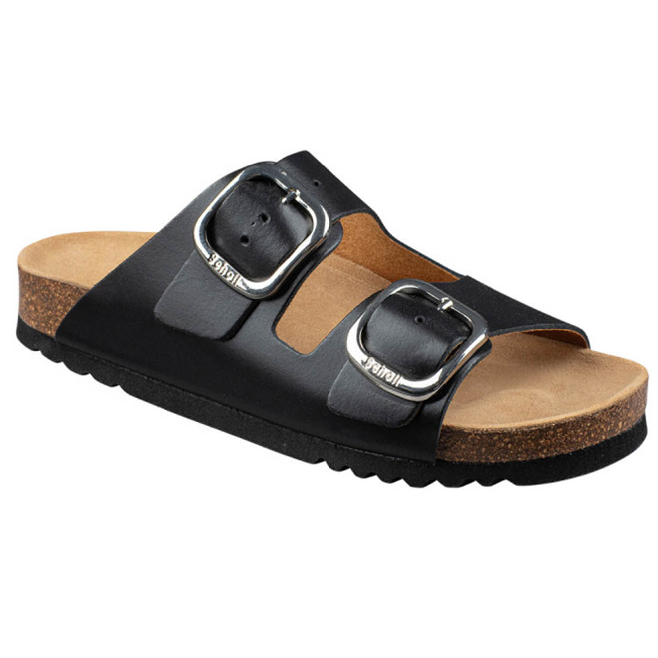 Scholl Mules en Cuir Noelle noires