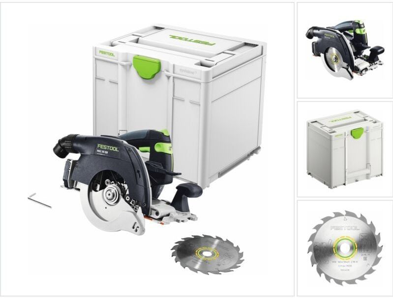 Festool HKC 55 EB-Basic Accu Pendelkapzaag 160mm 18V Basic Body in Systainer - 576163