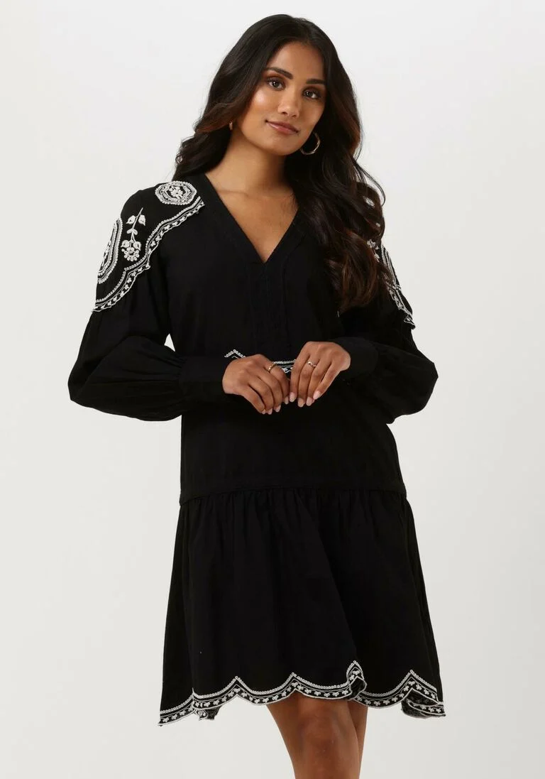TWINSET MILANO zwarte twinset milano mini jurk 9814655-cpc