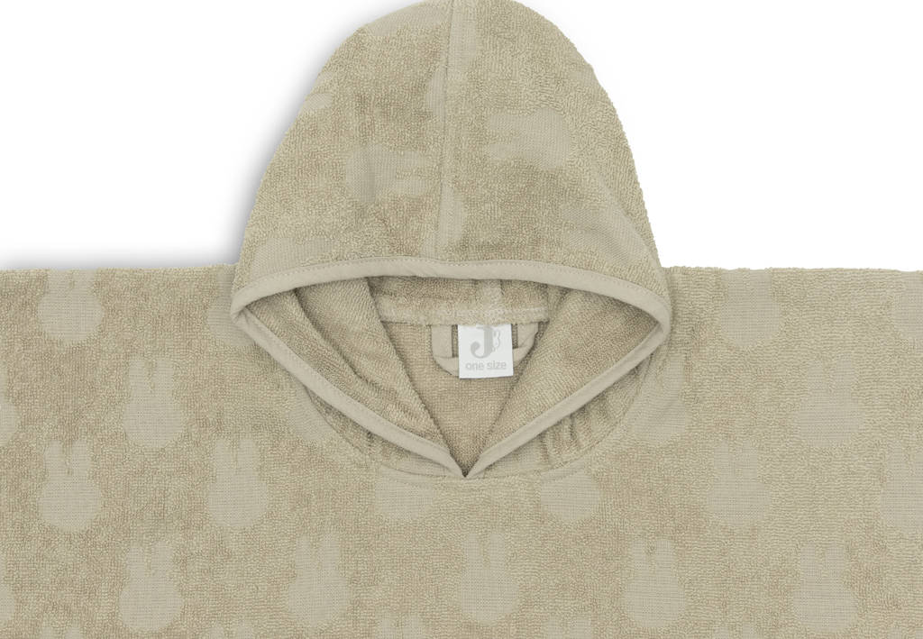 badstof badponcho Miffy Jacquard Olive Green