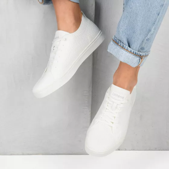 Baskets BLANC DENIM SIDE