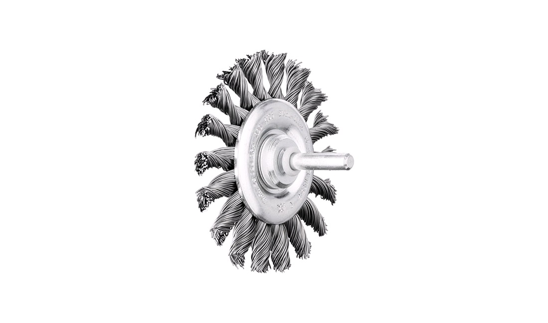 Stålbørstehoved 76 mm