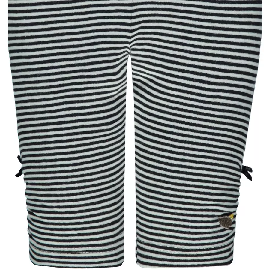 Steiff Girls Leggings, marine gestreift