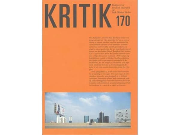 Kritik nr. 170 | Isak Winkel Holm;Frederik Stjernfelt | Språk: Dansk