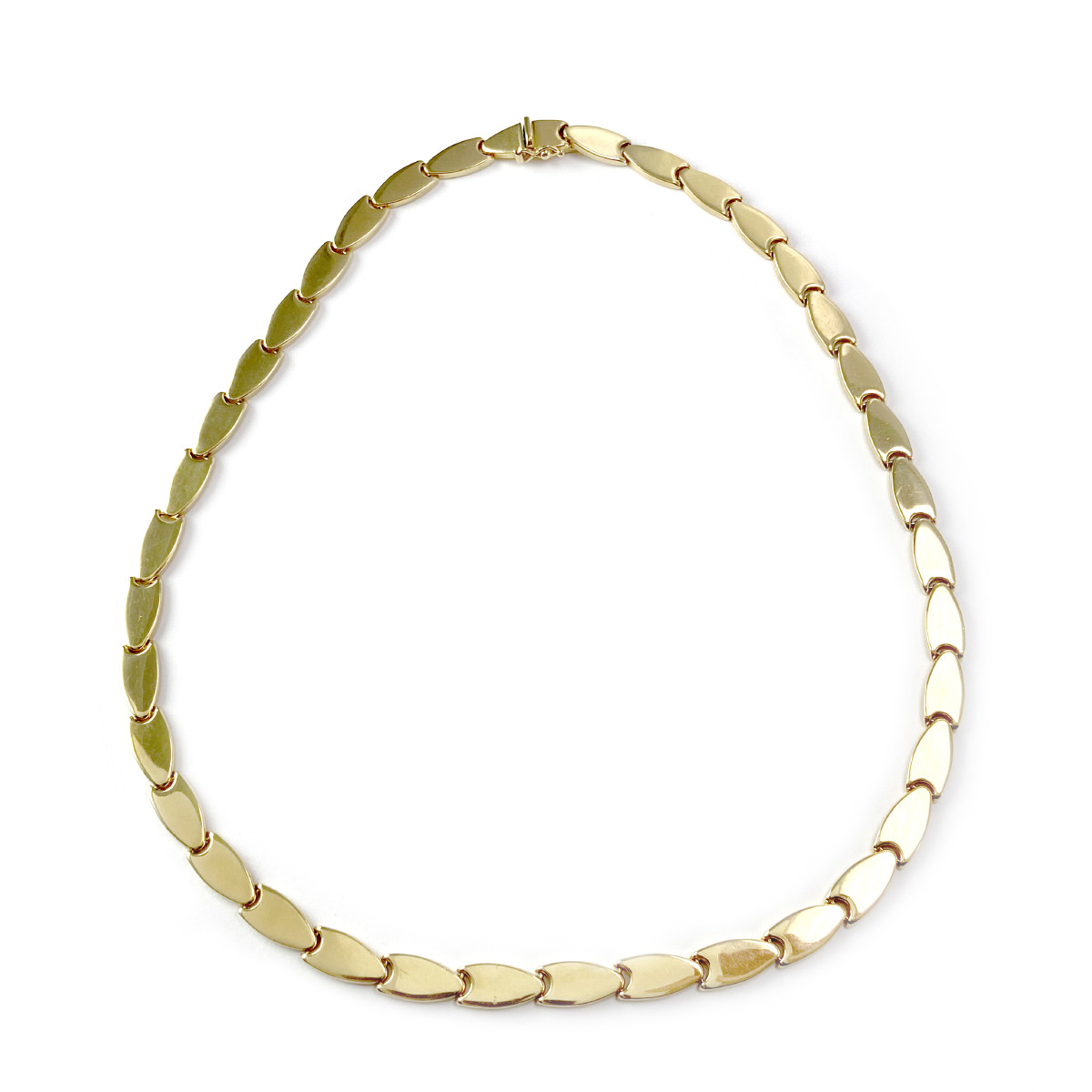 Collier d'occasion or 750 jaune 42 cm
