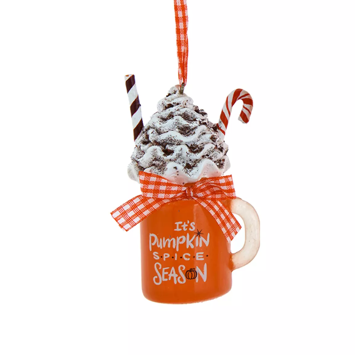 Tasse de Noël (H7 cm) Gourmande Citrouille Orange