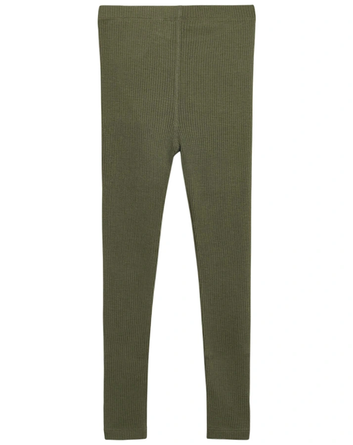 Leggings LANE mit Wolle in olive